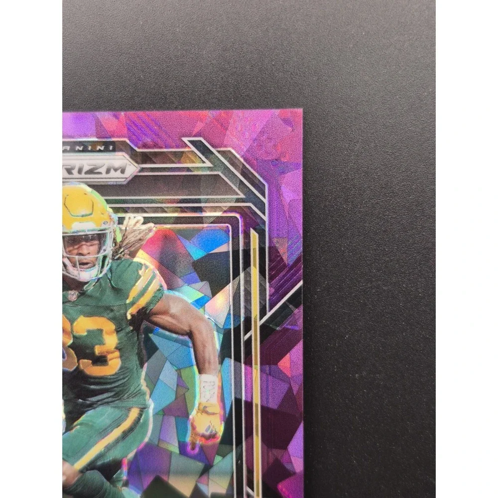 2022 Panini Prizm Aaron Jones #104 Purple Ice‎ /225 Green Bay Packers